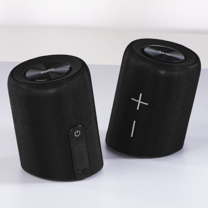 HamaTwin 2.0 Waterproof, 20 W, black(188220)
