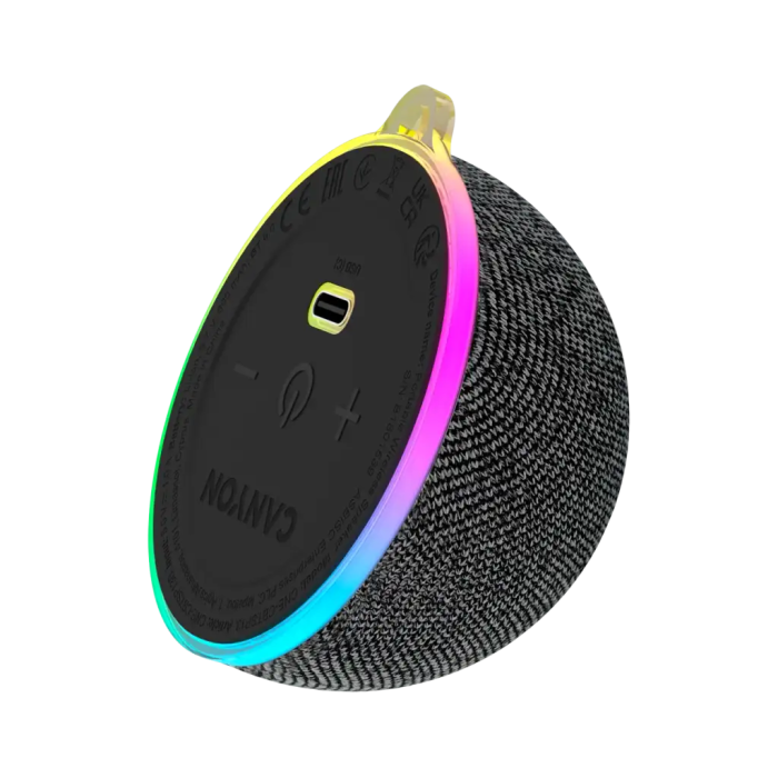 Canyon Magnetic BT Speaker OnMove 13, 5W, Black /CNE-CBTSP13B