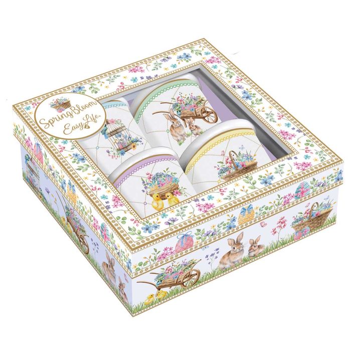 Easy Life 0176/SPBL coffee cup with saucer set 4x100ml