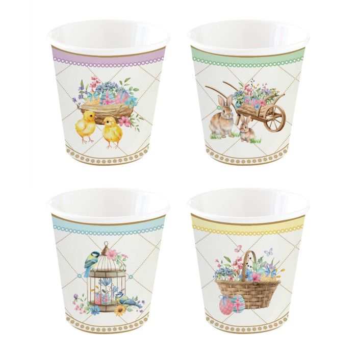 Easy Life 0176/SPBL coffee cup with saucer set 4x100ml