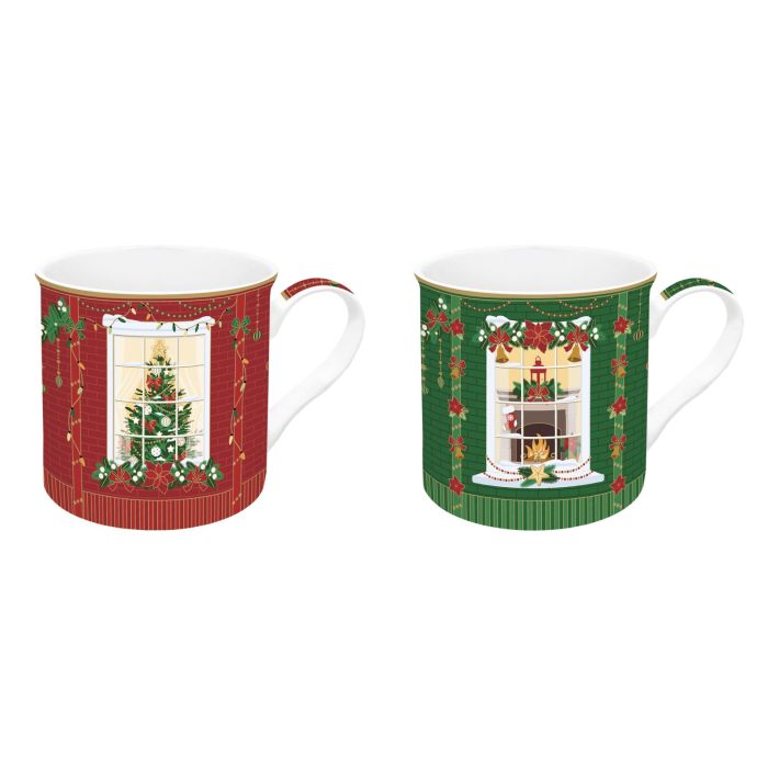 Easy life 0178/FEAV porcelain mugs with box set 2pcs