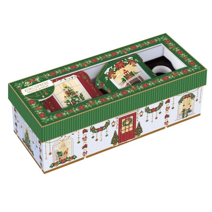 Easy life 0178/FEAV porcelain mugs with box set 2pcs