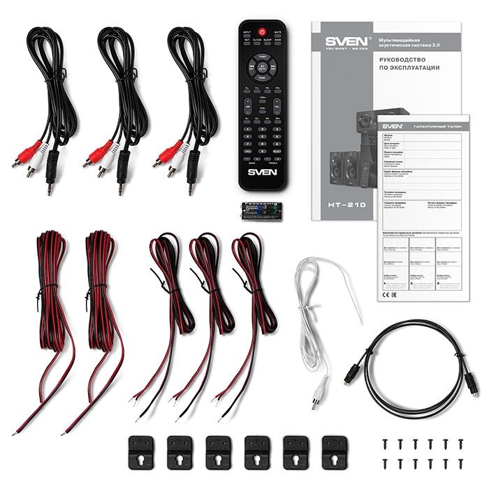 Sven HT-210 Bluetooth, Black (SV-014124)