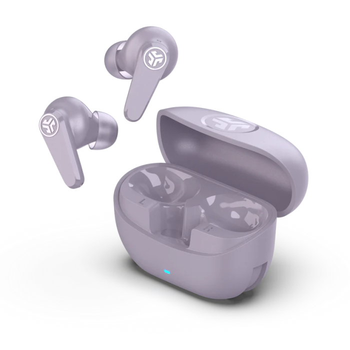 JLab Go Pods ANC True Wireless Earbuds, Lilac (IEUEBGOPODSRLLC124)