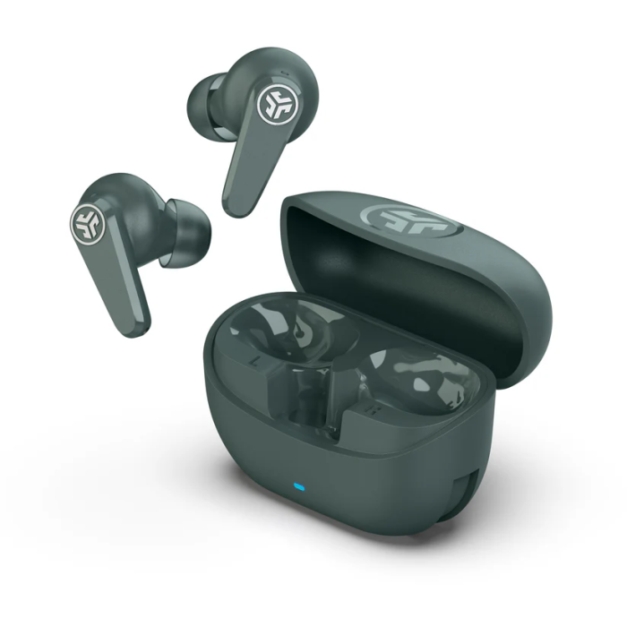 JLab Go Pods ANC True Wireless Earbuds, Sage (IEUEBGOPODSRSGE124)