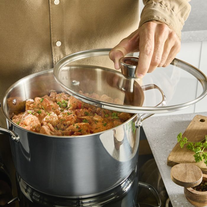 Tefal E3368555 deep pot with lid 32cm 13.8l