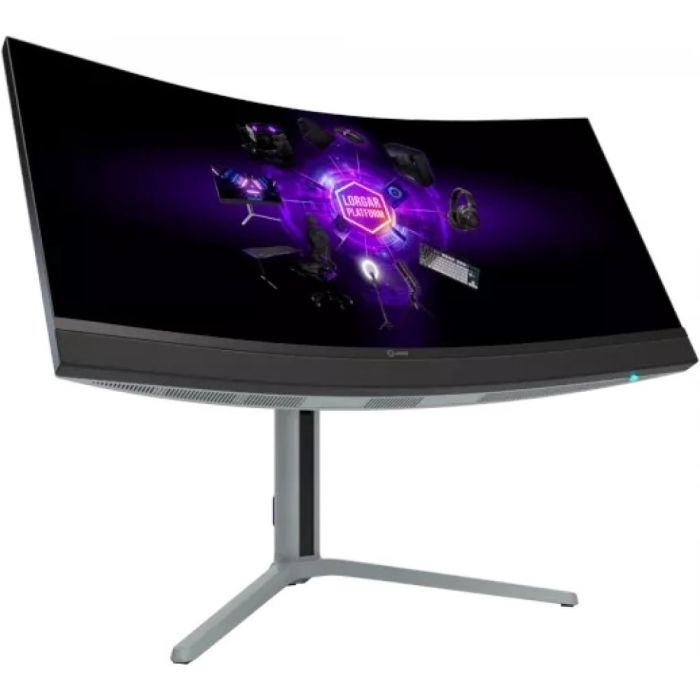 Lorgar 34MP1, UWQHD MiniLED Gaming VA curved, black/milky grey