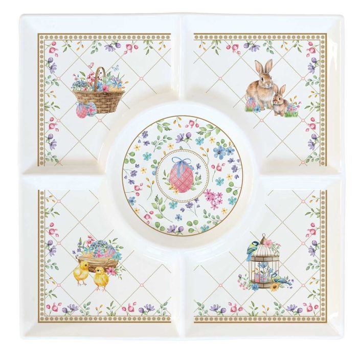 Easy Life 2095/SPBL serving plate/4compartments
