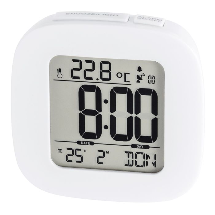 Hama RC45 Radio Controlled Clock White(186372)