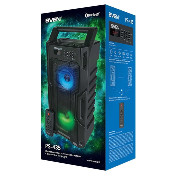 Sven PS-435 Bluetooth,Black (SV-019075)