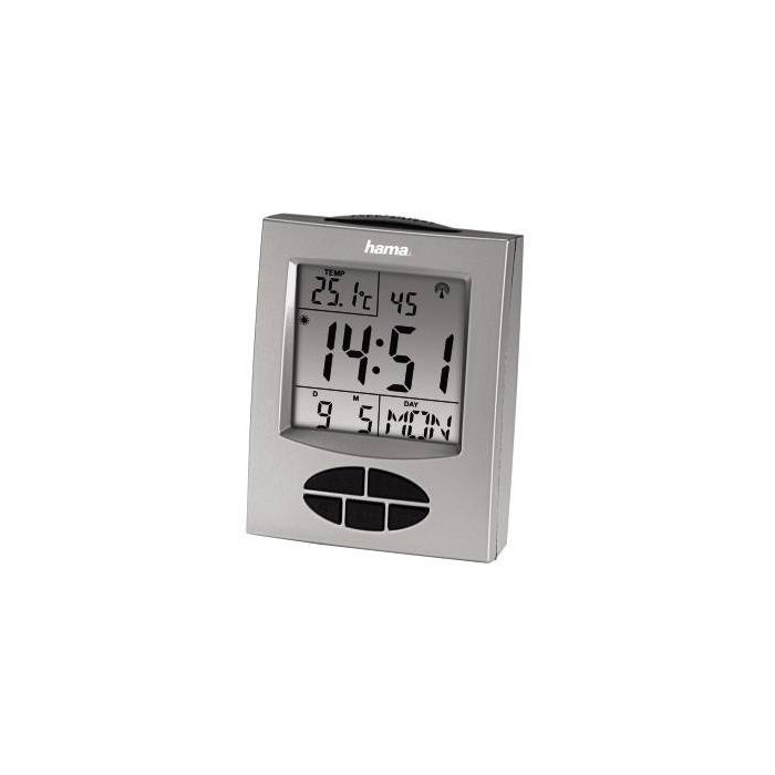 Hama RC330 Alarm Clock, silver (106958)