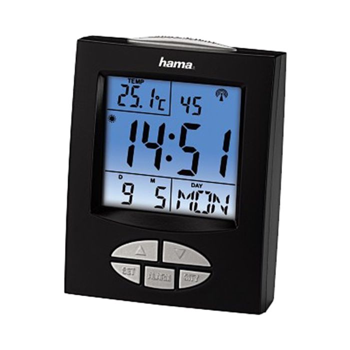 Hama RC330 Alarm Clock, black (106957)