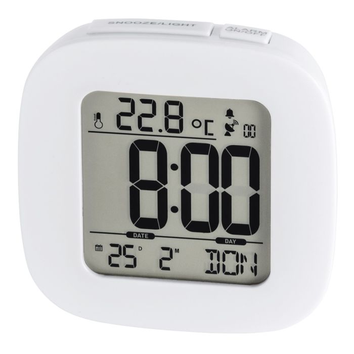 Hama RC45 Radio Controlled Clock,white(136279)