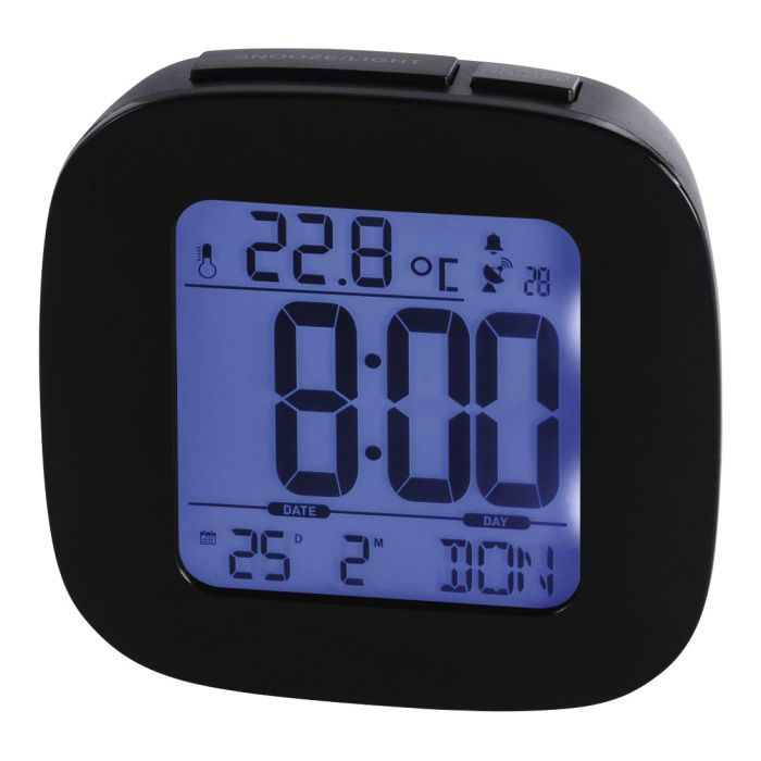Hama RC45 Radio Controlled Clock,black(186373) - outlet