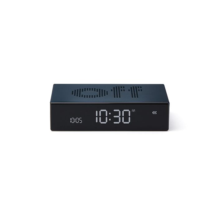 Lexon Flip Premium LCD Alarm Clock Blue/LR152B
