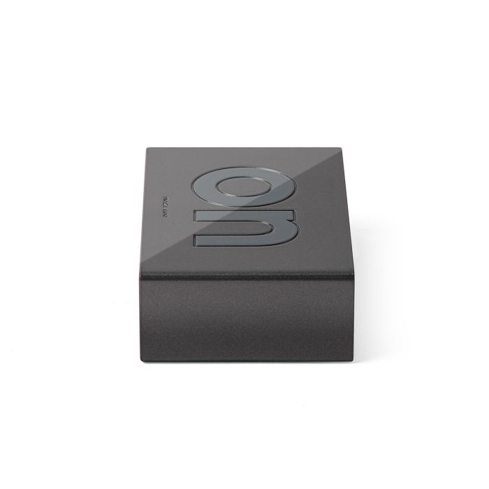 Lexon Flip+ LCD Alarm Clock Rubber Black/LR150N0