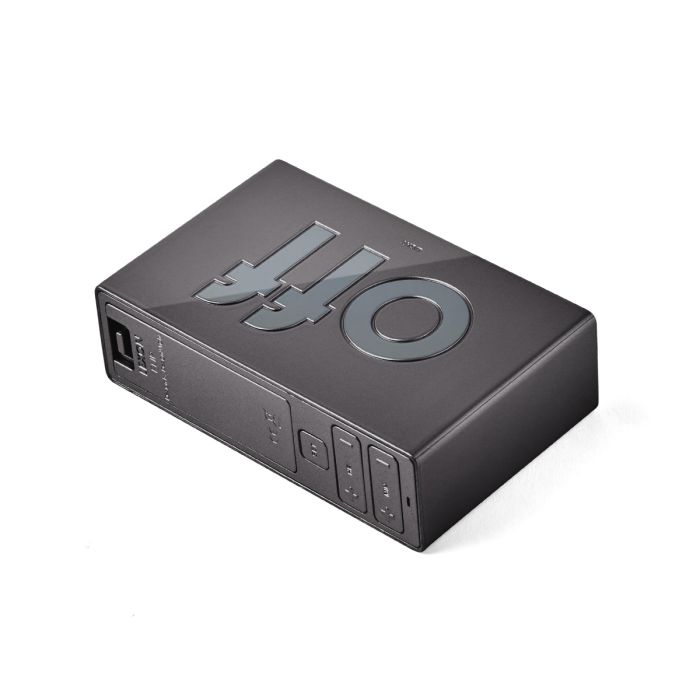 Lexon Flip+ LCD Alarm Clock Rubber Black/LR150N0