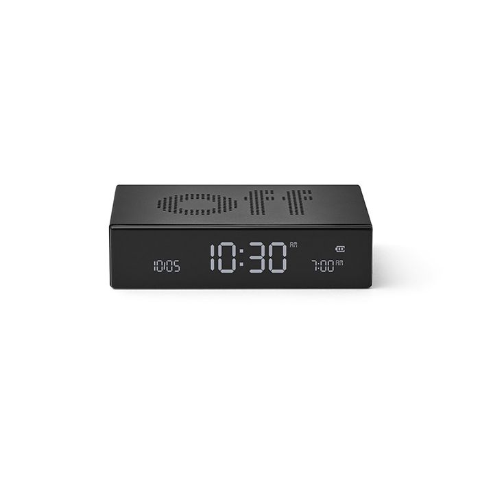 Lexon Flip Premium LCD Alarm Clock Black/LR152N