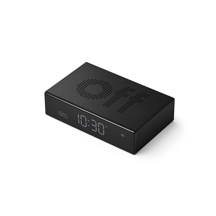 Lexon Flip Premium LCD Alarm Clock Black/LR152N
