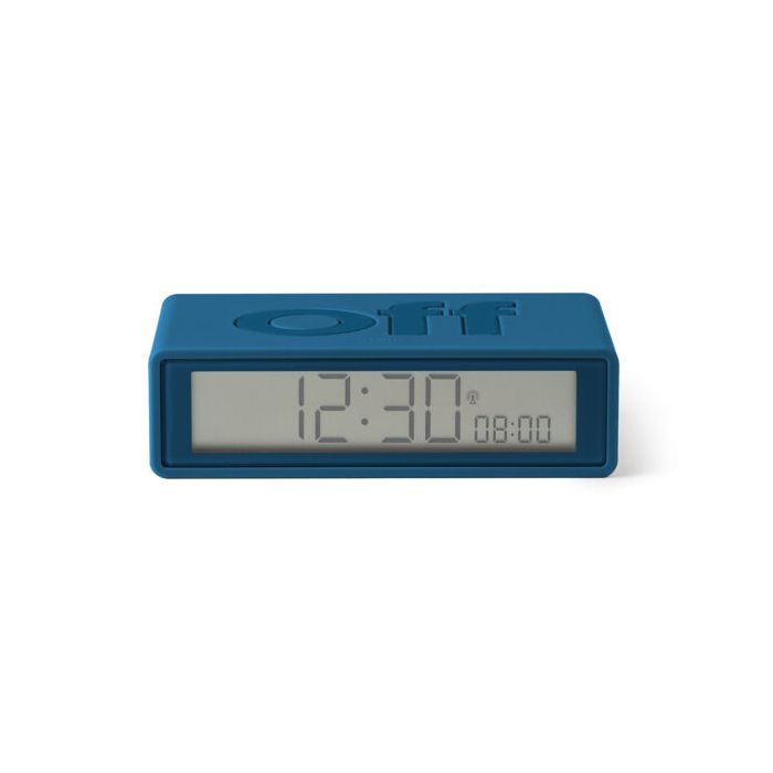 Lexon Flip+ LCD Alarm Clock Dark Blue/LR150DB9