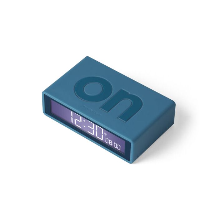 Lexon Flip+ LCD Alarm Clock Dark Blue/LR150DB9