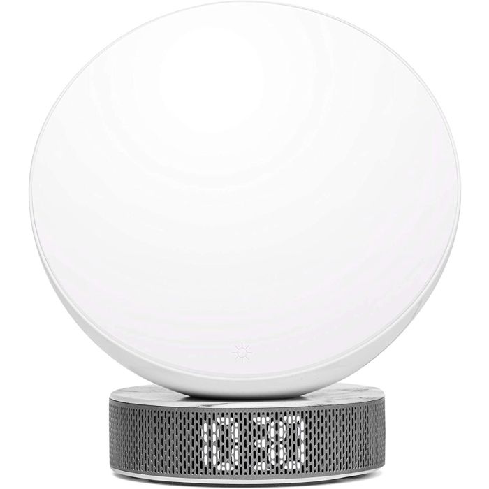 Lexon Miami Sunrise AlarmClock WT Marble/LR146DMW
