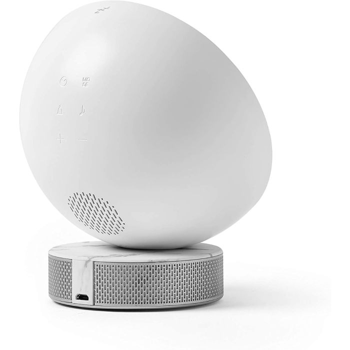 Lexon Miami Sunrise AlarmClock WT Marble/LR146DMW