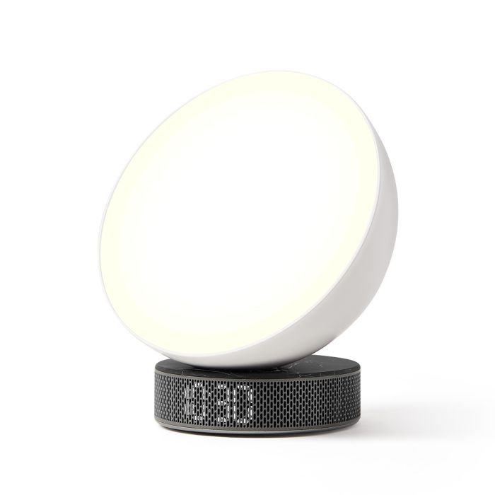 Lexon Miami Sunrise AlarmClock BLK Marble/LR146XMN