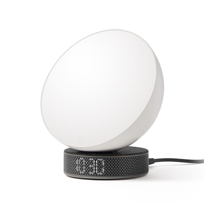 Lexon Miami Sunrise AlarmClock BLK Marble/LR146XMN