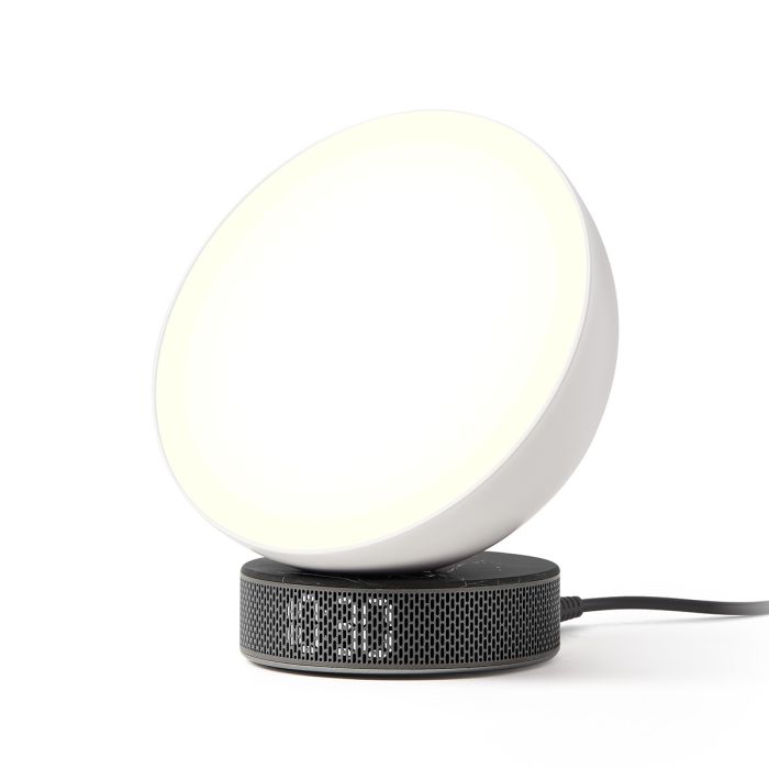 Lexon Miami Sunrise AlarmClock BLK Marble/LR146XMN