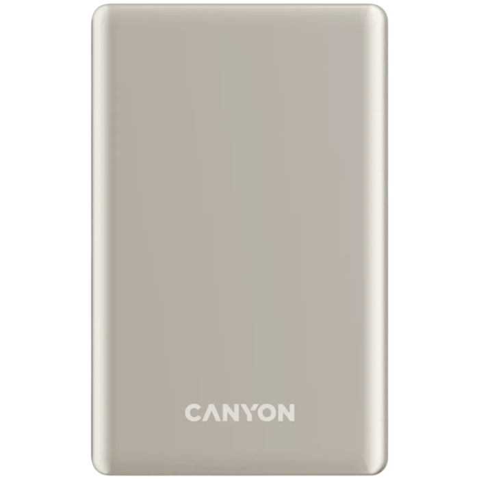 Canyon OnPower 510 Slim Magnetic Power Bank, 10000mAh, Beige /CNS-CPB510BE