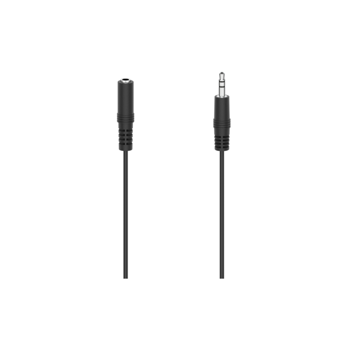 Hama Classic Line Audio Cable, 3.5 mm Jack Plug/Socket, Stereo, 5.0 m (182071)
