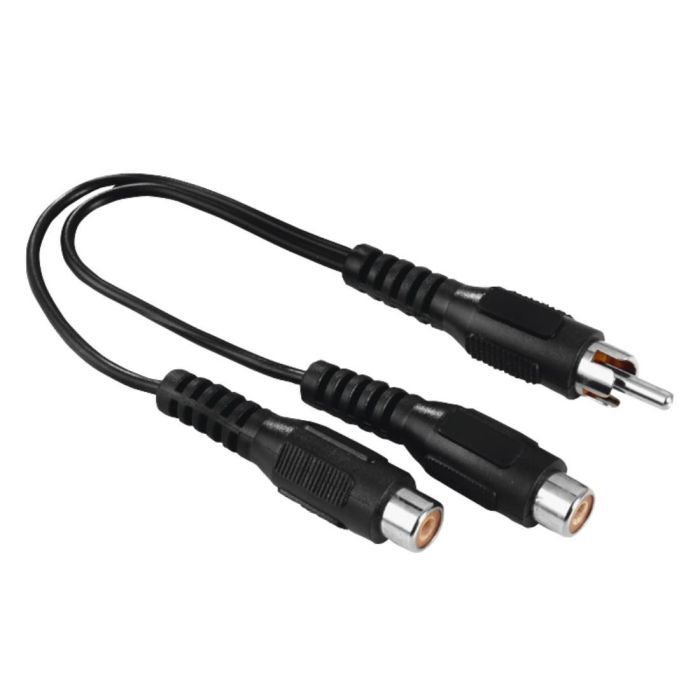 Hama Subwoofer Adapter, RCA Plug - 2 RCA Sockets (205183)