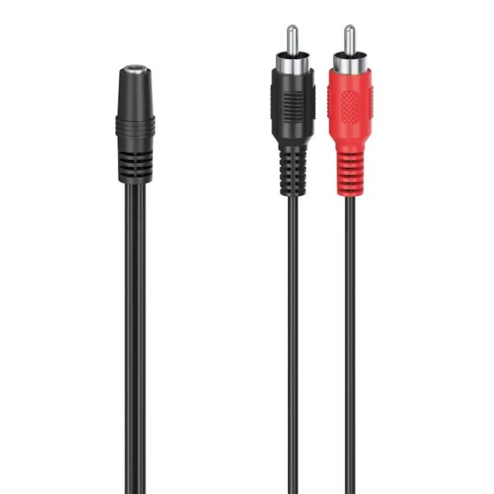 Hama Audio adapters, 2 RCA plugs - 3.5 mm stereo jack socket (305040)