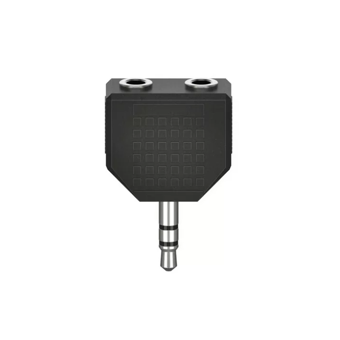 Hama Audio Adapter, 3.5 mm Jack Plug - 2 x 3.5 mm Jack Socket, Stereo (205191)