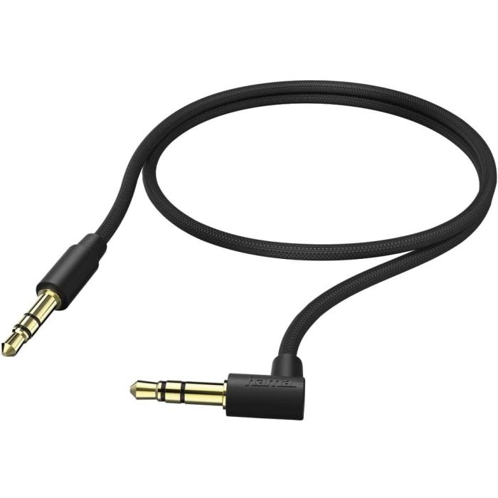 Hama Audio Cable, 3.5 mm Jack Plug 90° - 3.5 mm Jack Plug, Stereo, 0.5 m (205285)