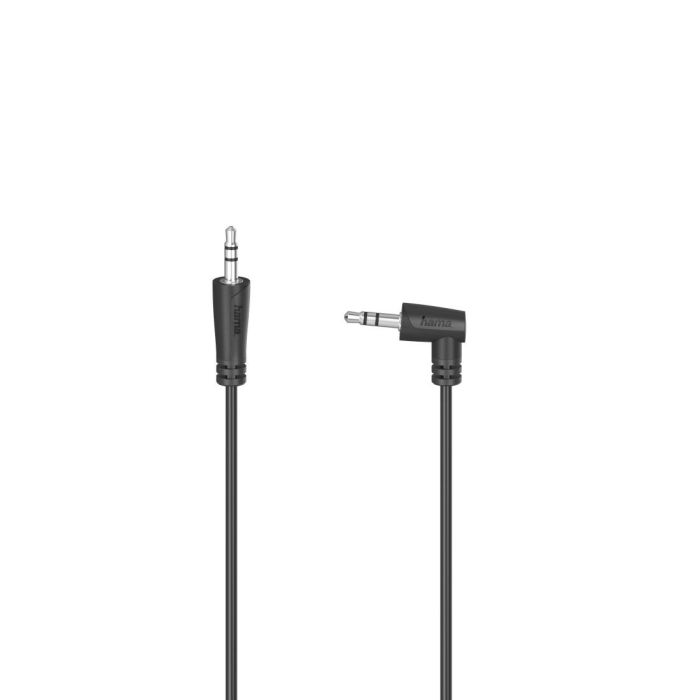 Hama Audio Cable, 3.5 mm Jack Plug 90° - 3.5 mm Jack Plug, Stereo, 1.5 m (205286)