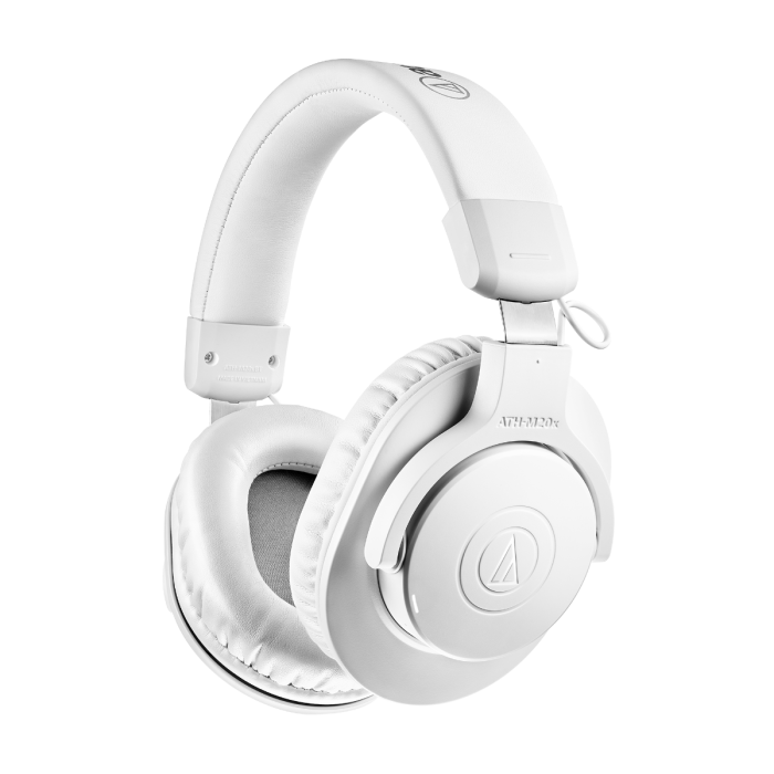 Audio-Technica ATH-M20XBTWH Wireless Headphones, White / ATH-M20XBTWH