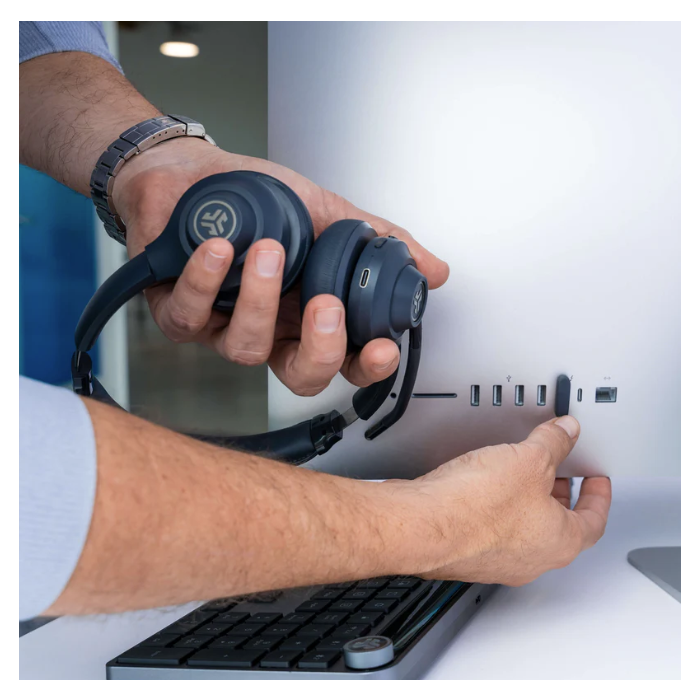 JLab GO Work Wireless Headset Black (IEUHBGOWORKRBLK4)