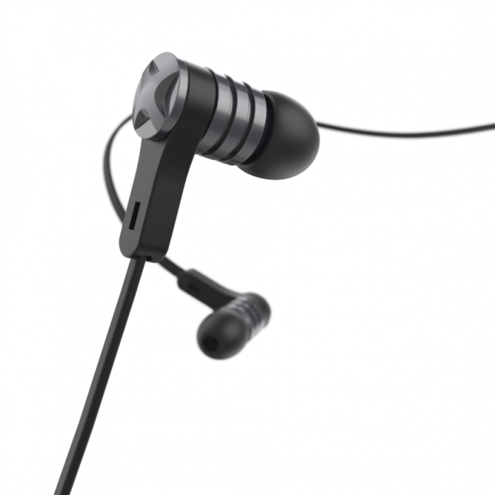 Hama Intense Headphones,Microphone,Black(184135)