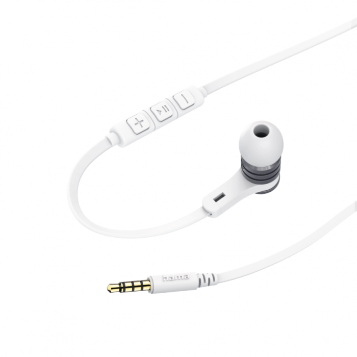 Hama Intense Headphones,Microphone,WHT(184136)