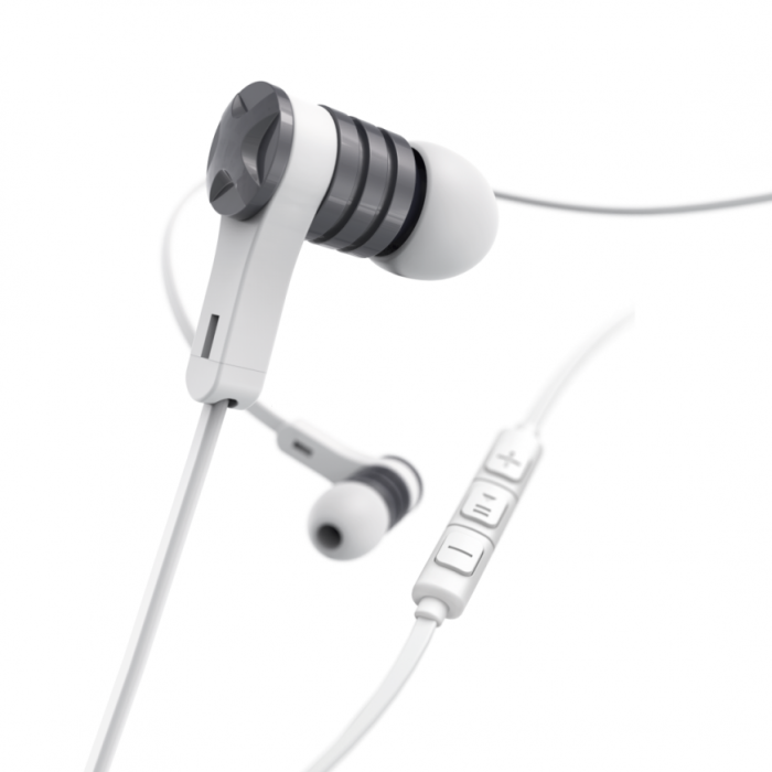 Hama Intense Headphones,Microphone,WHT(184136)