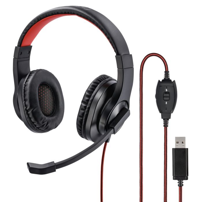 Hama HS-USB400 PC Office Headset Black (139927)