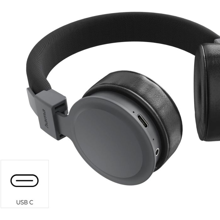 Hama "Freedom Lit III" Bluetooth® Headphones, On-Ear, Foldable, with Microphone, blk (221765)