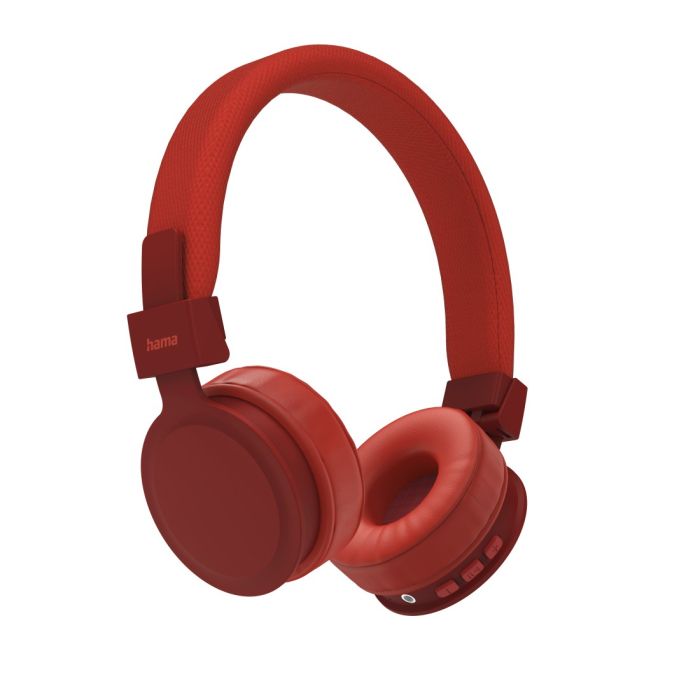 Hama Freedom Lit BT Headphones,Red (184087)