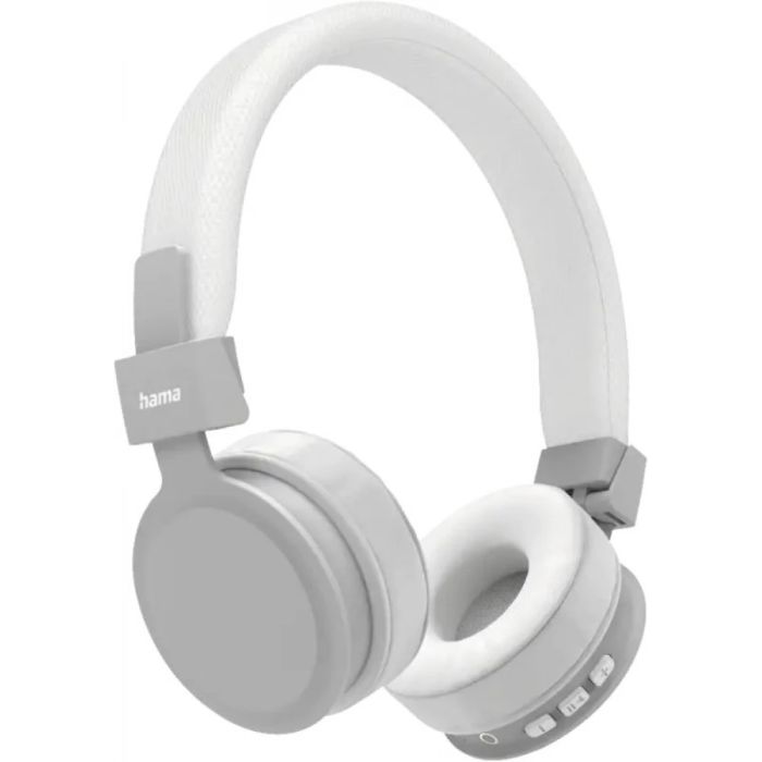 Hama "Freedom Lit II" Bluetooth® Headphones, On-Ear, Foldable, with Microphone,Wht(184197)