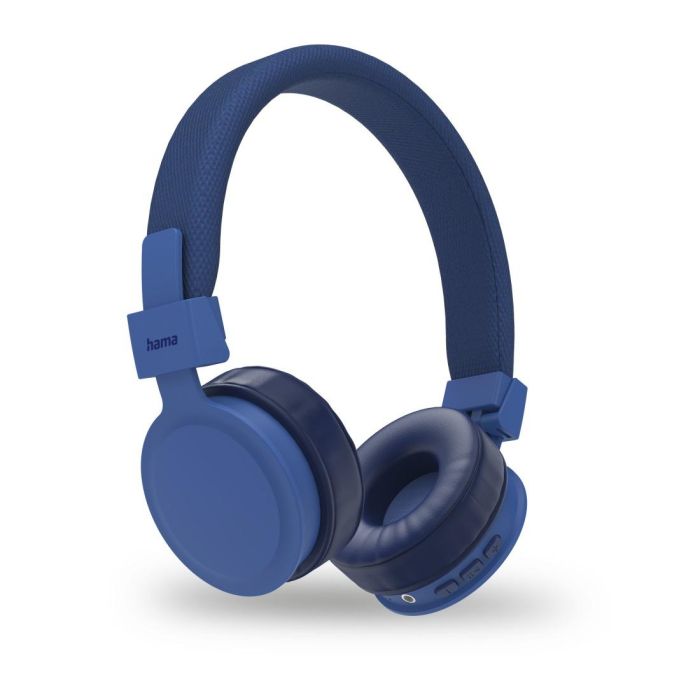 Hama "Freedom Lit II" Bluetooth® Headphones, On-Ear, Foldable, with Microphone Blue (184198)