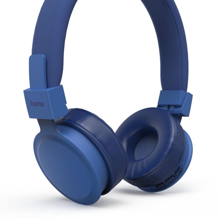 Hama "Freedom Lit II" Bluetooth® Headphones, On-Ear, Foldable, with Microphone Blue (184198)