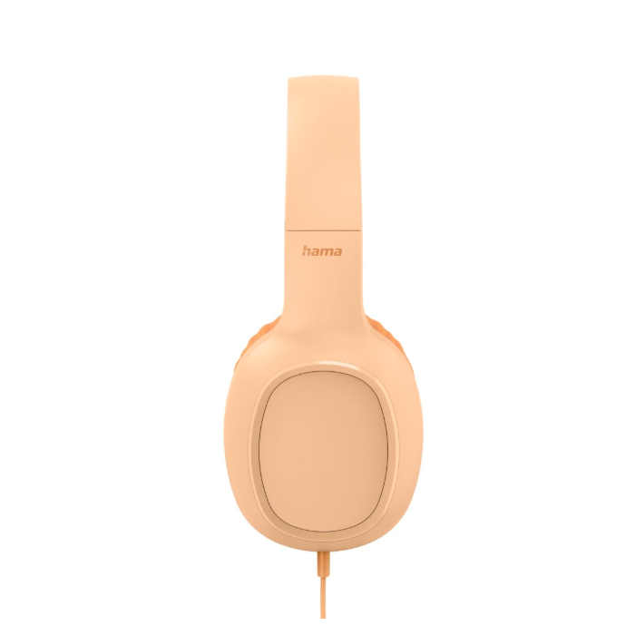 Hama "Fun C" Wired Headphones, On-Ear, USB-C, Orange (221817)