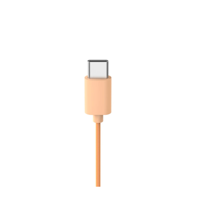 Hama "Fun C" Wired Headphones, On-Ear, USB-C, Orange (221817)